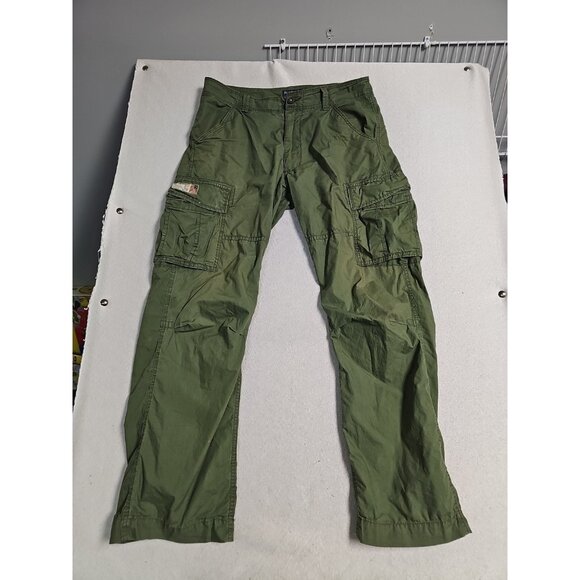 Vintage Polo Ralph Lauren Cargo Pants 32x32 Tactical Military Paratrooper Green - Picture 1 of 11